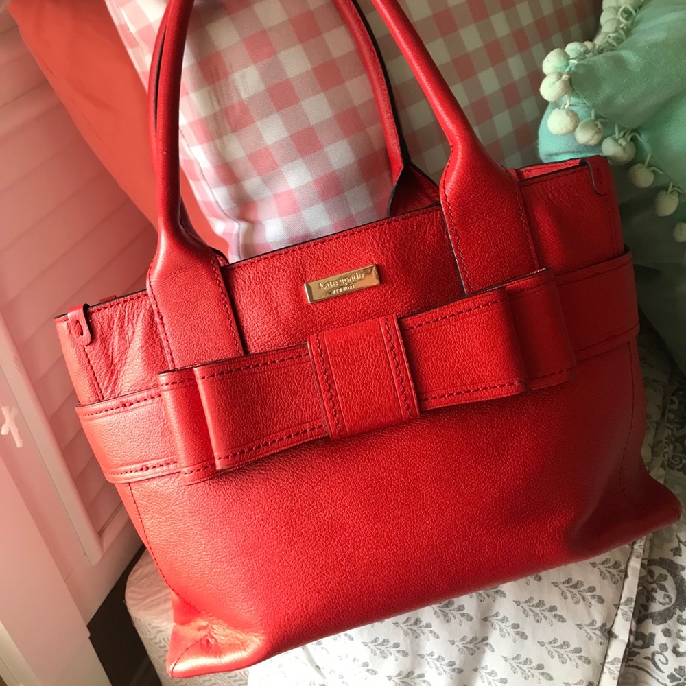 Red Bow Kate Spade Purse